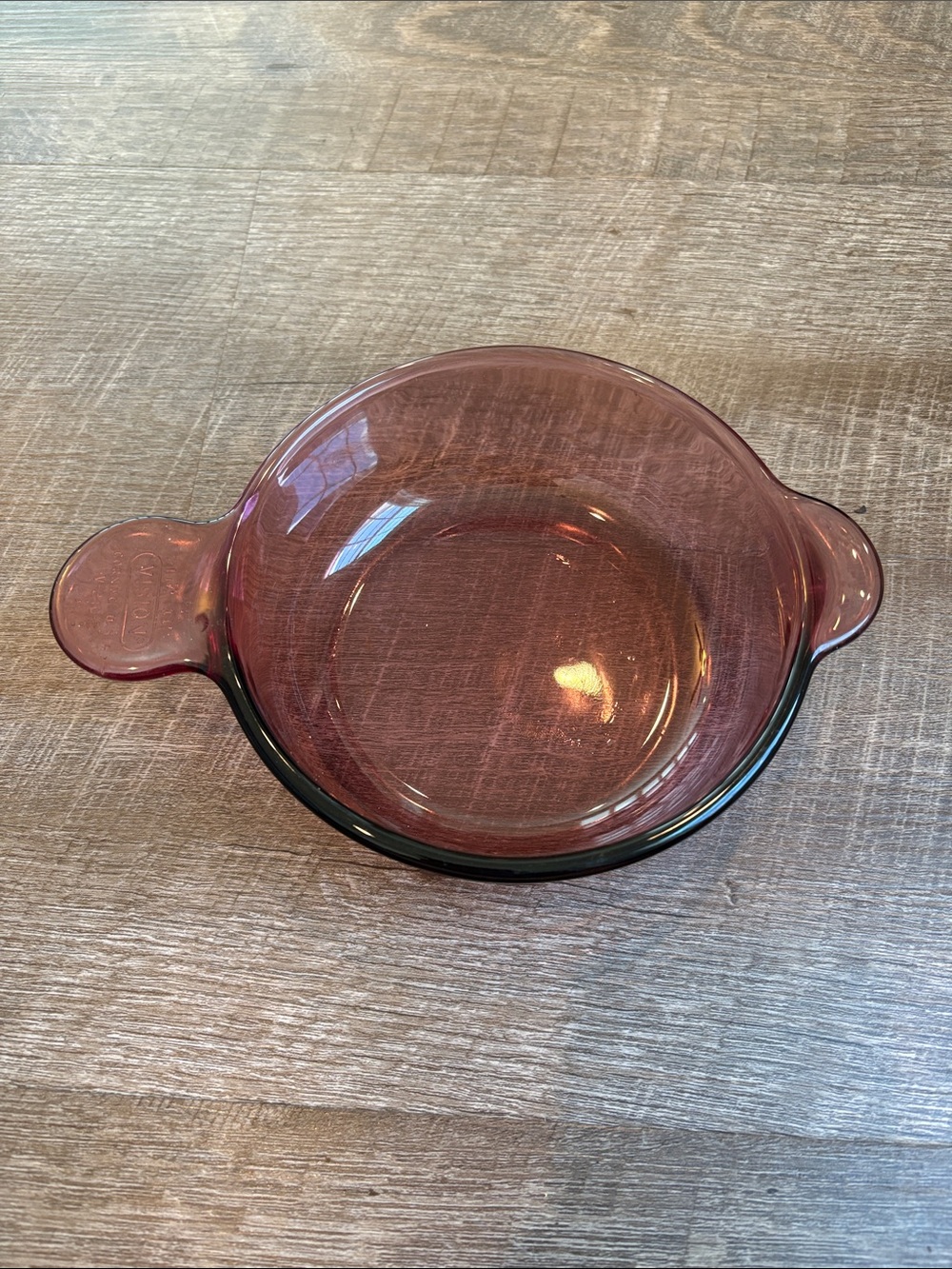 Vision Corning Ware V-240-B Cranberry Grab It & Go Dish Bowl